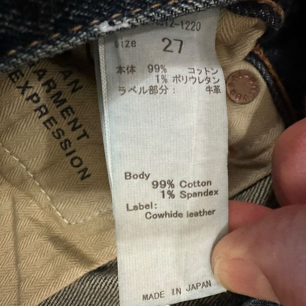 VTG Moussy Glendora Flare Jeans Japanese Selvedge Women’s 30 X 28.5 High Rise - Picture 6 of 16
